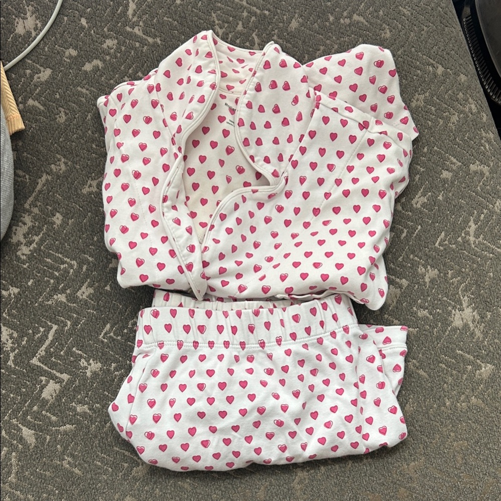 Pink Roller Rabbit Heart Set